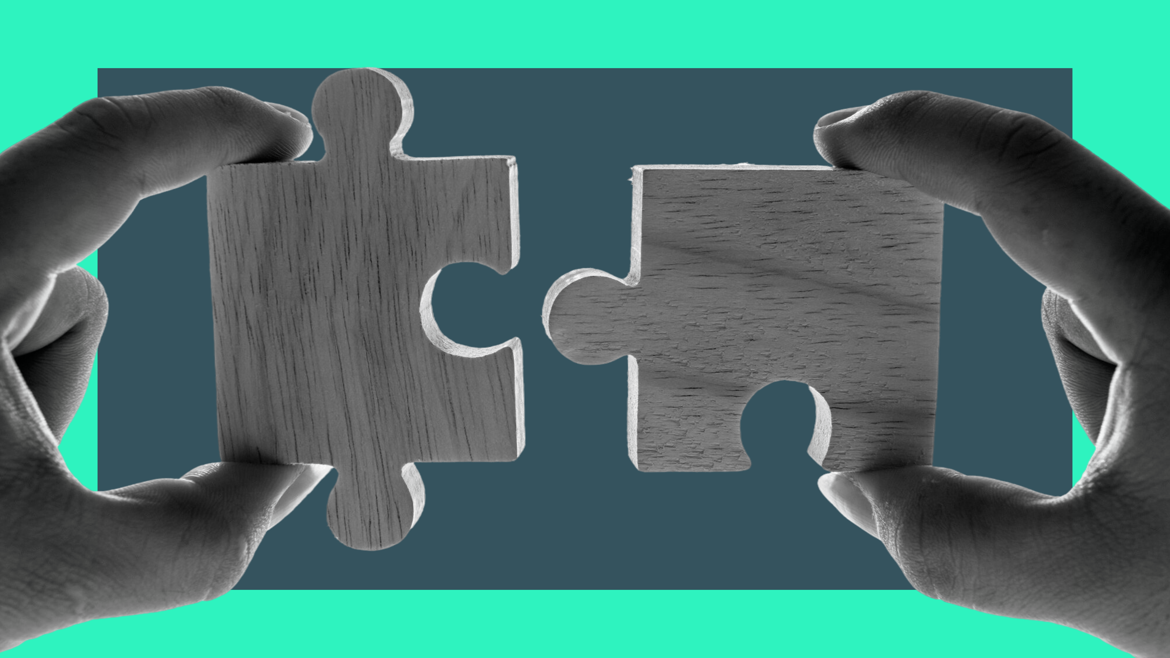 Puzzle pieces fitting together, to illustrate the best ways to fit your domain flipping side hustle together